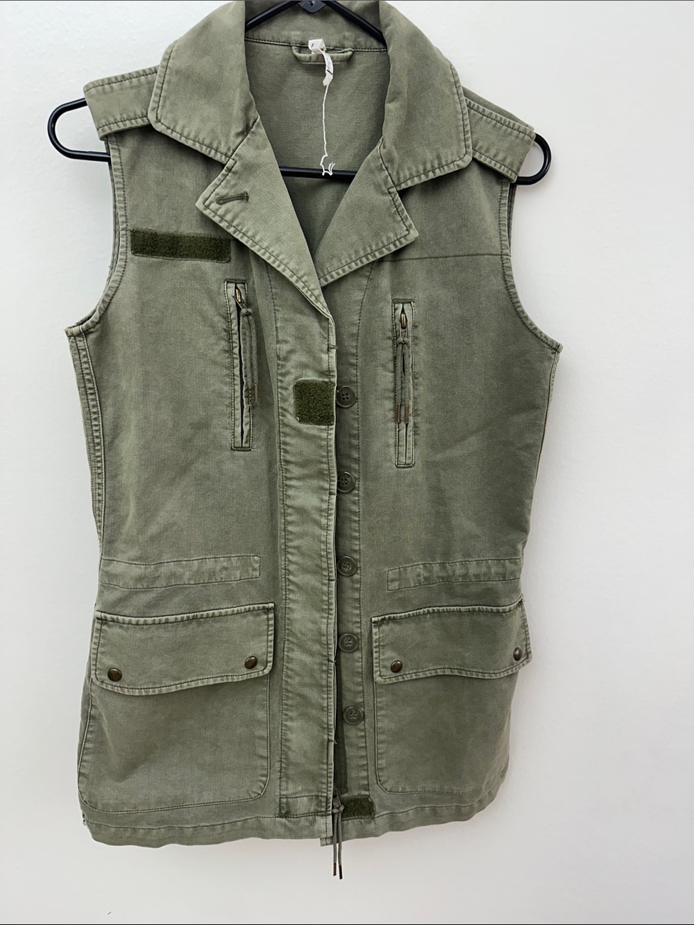 Women’s Utility Vest Jacket - Olive Green